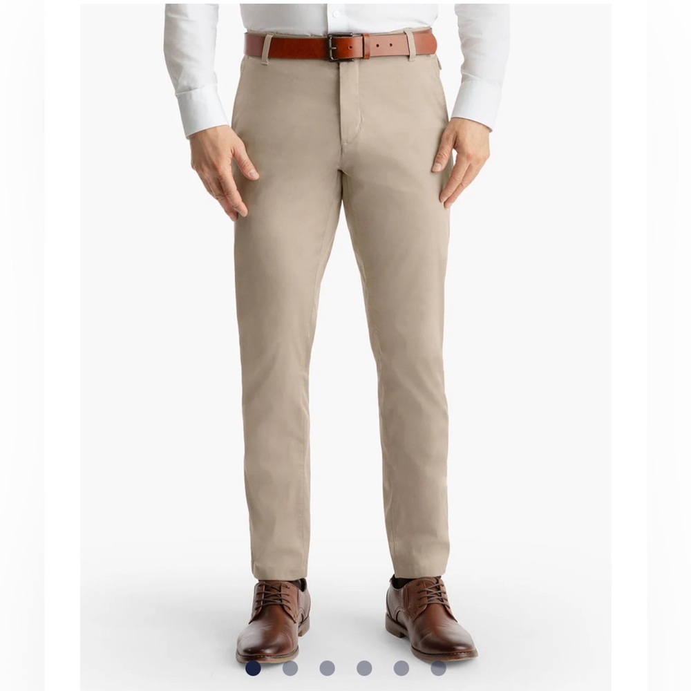 Birddogs Jeff Pesos Mens Khaki Stretched Lined Pants Size 34